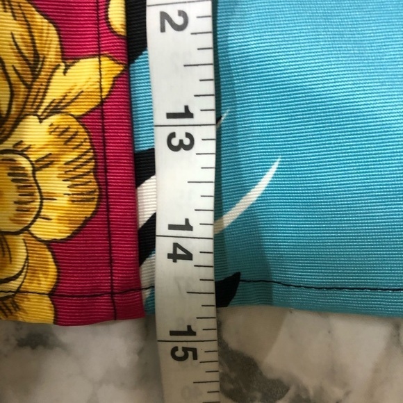 NY&CO Flounce Ruffle Bust Off Shoulder Crop Top Bright Print Size XXL NWT - Picture 5 of 5